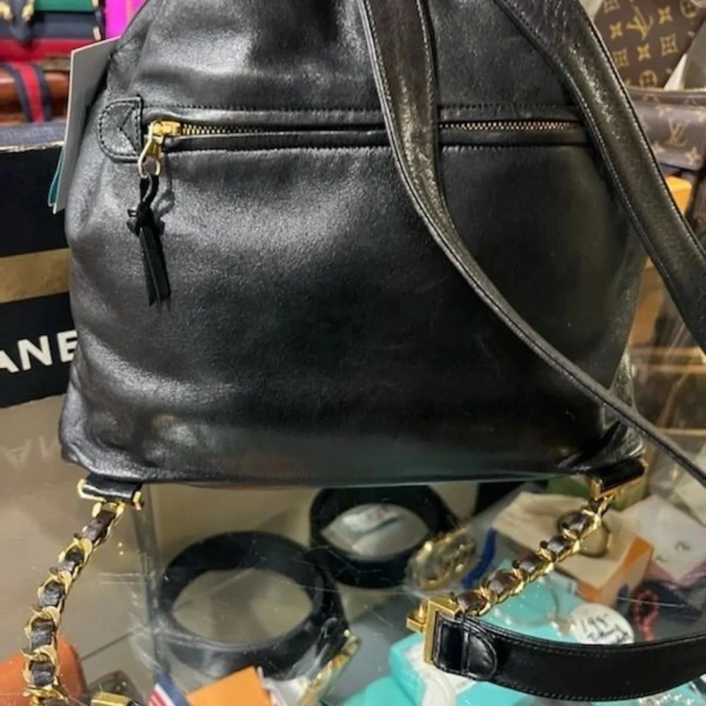 Chanel CC Logo Drawstring Backpack - Picture 8 of 17